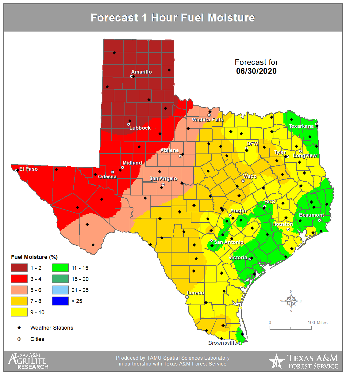 TWC | Texas Fire Danger (TFD)