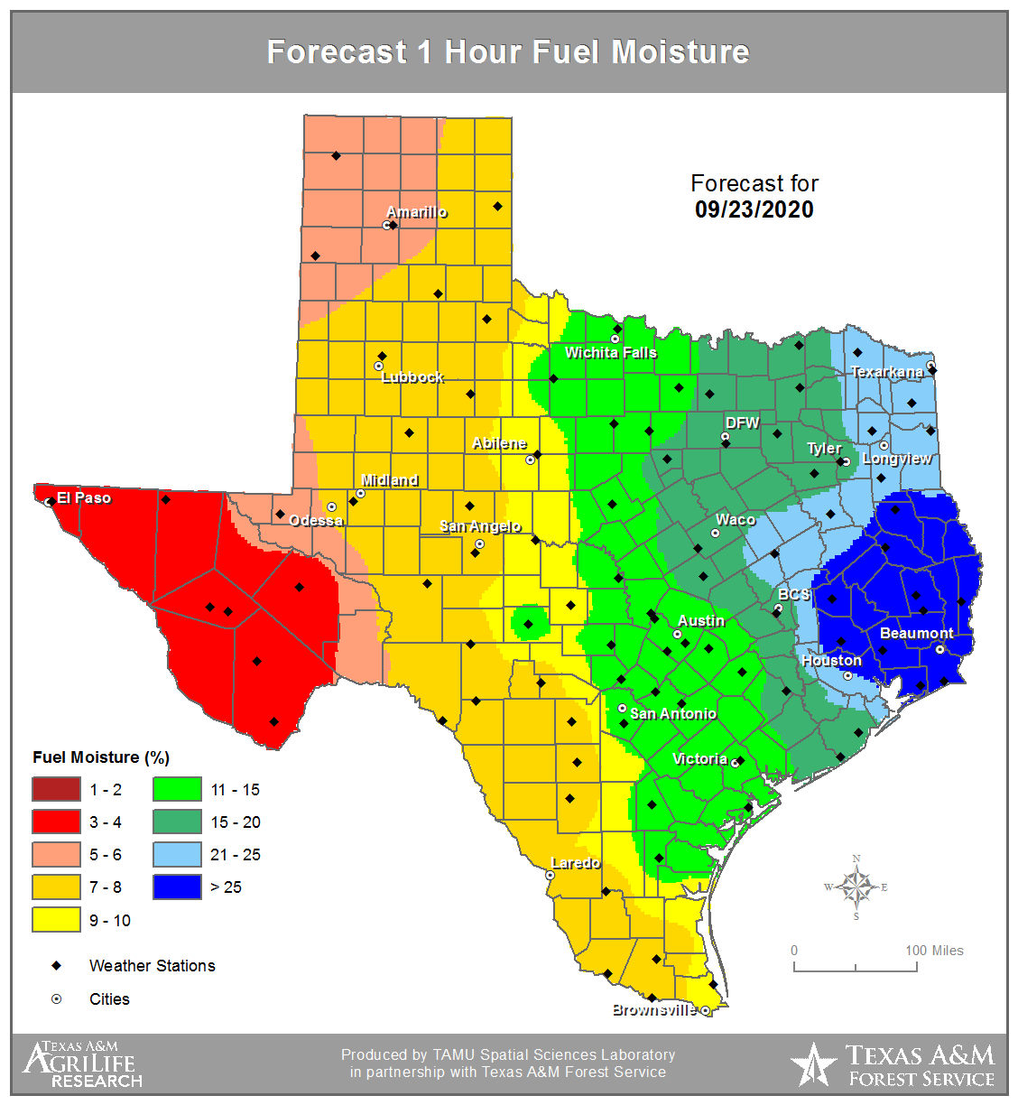 TWC | Texas Fire Danger (TFD)