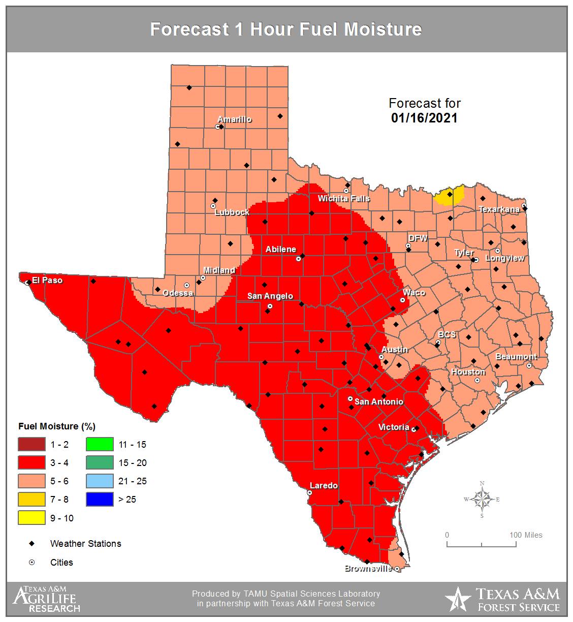 TWC | Texas Fire Danger (TFD)