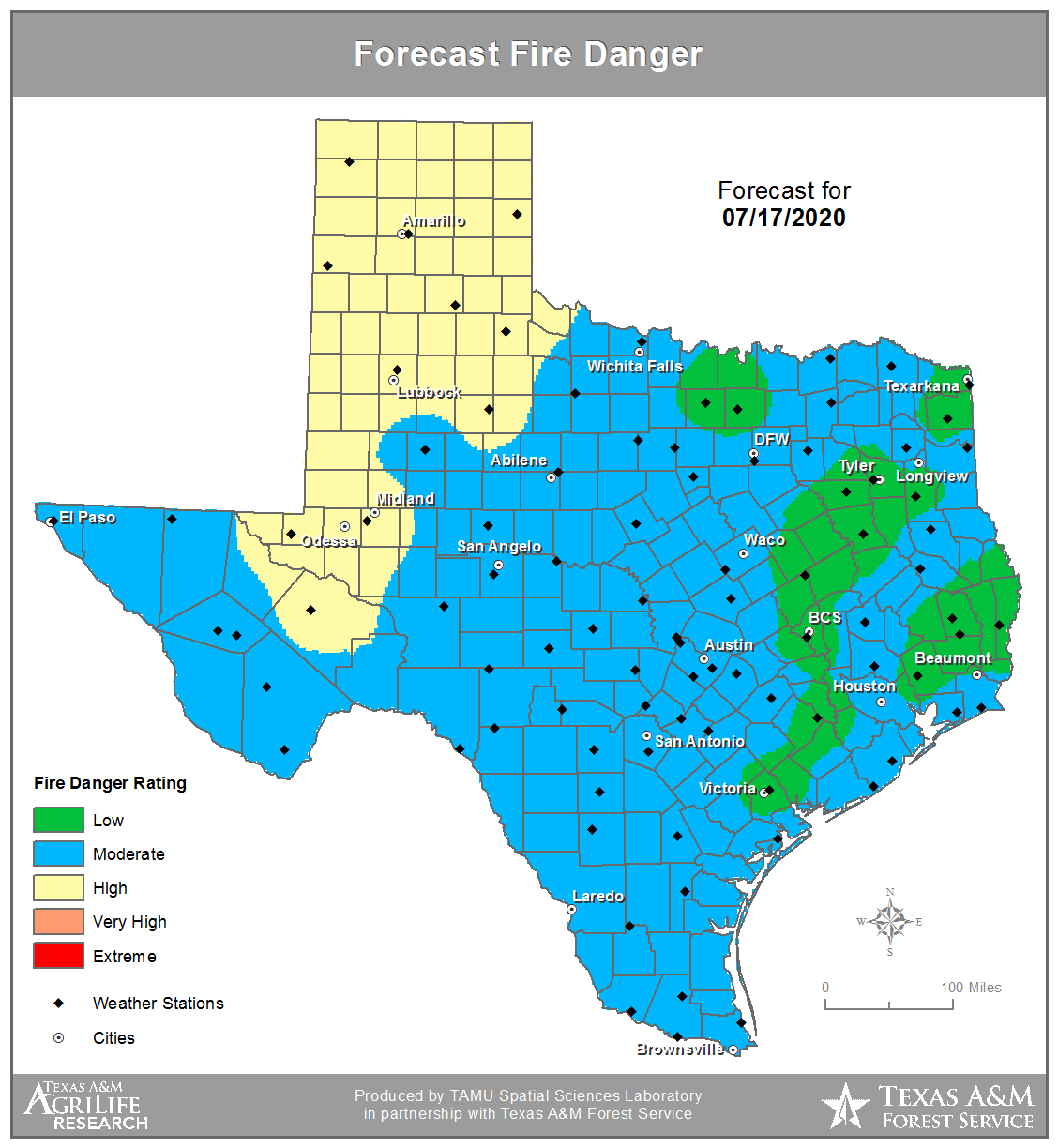 TWC | Texas Fire Danger (TFD)