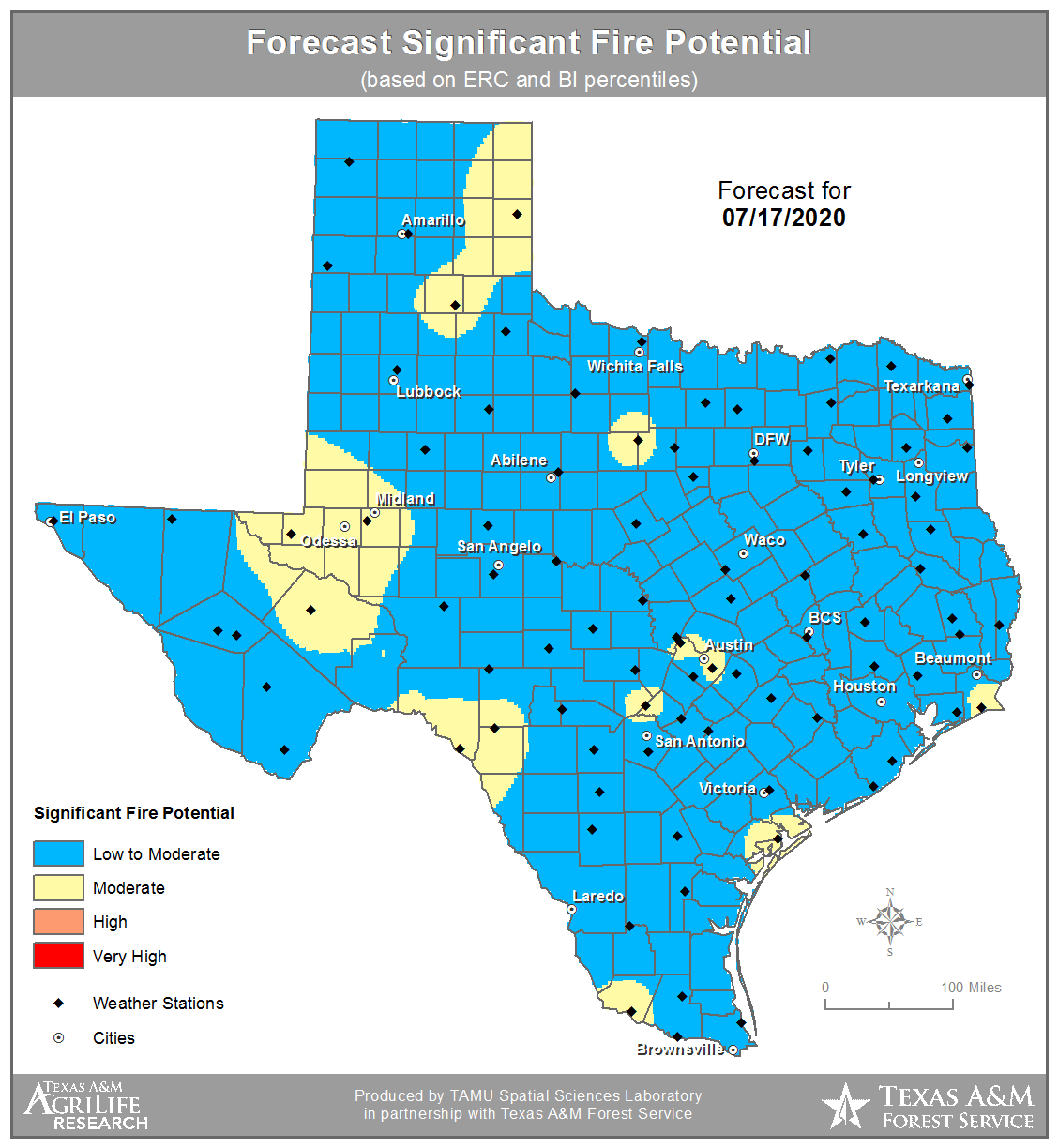 TWC | Texas Fire Danger (TFD)